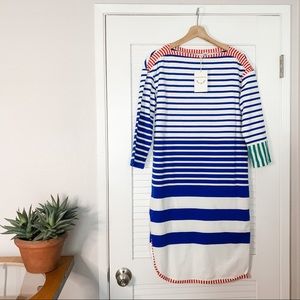 Wataru Tominaga x Petit Bateau Striped Tunic Dress
